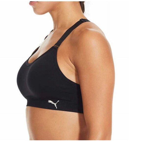 3 Pack / PUMA Women Sports Bra, 3-Pack (Black/White/Grey, Small) - Picture 2 of 5